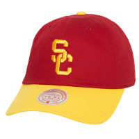USC Trojans Cardinal and Gold SC Interlock Team 2 Tone Dad Strapback Hat